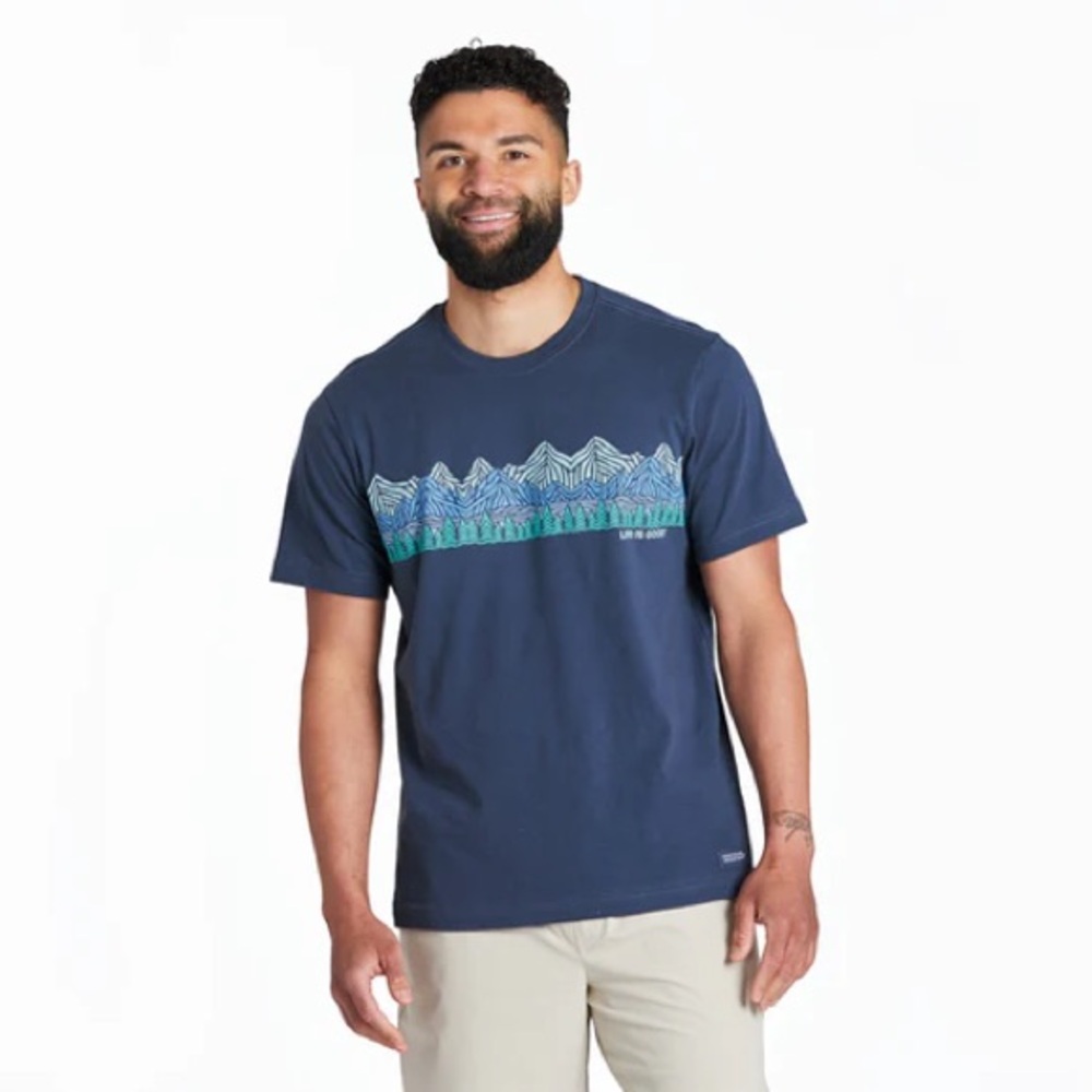 life is good mountain short sleeve tee xl